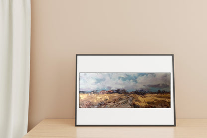 Oil painting Way home 