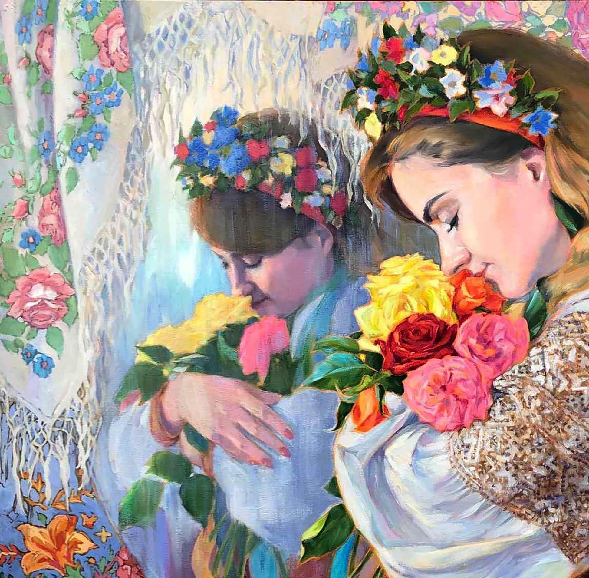 Oil painting Portraits & Genre Osnach Olesia