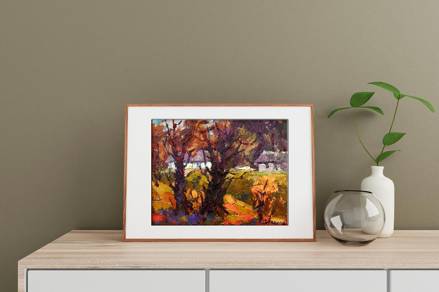 Village landscape Art 