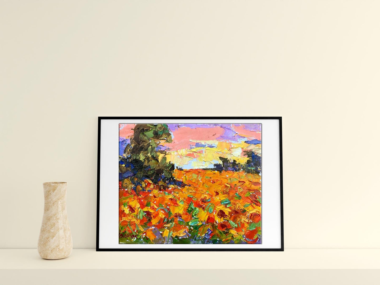 Village landscape Art 