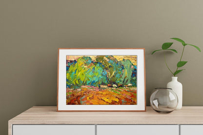 Village landscape Art 