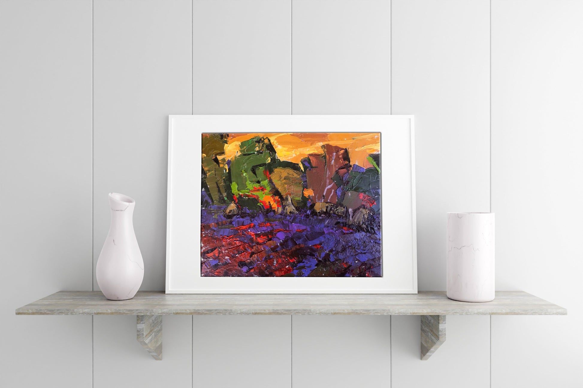 Village landscape Art 