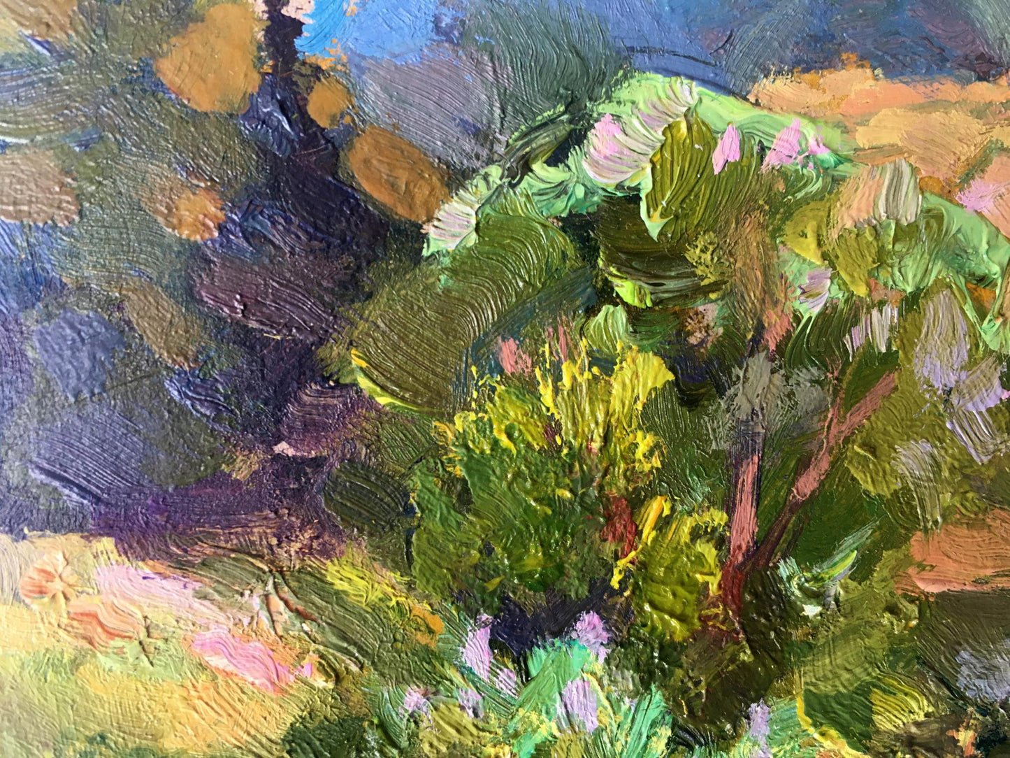 Oil painting Near Tustan Batrakov Vladimir Grigorievich