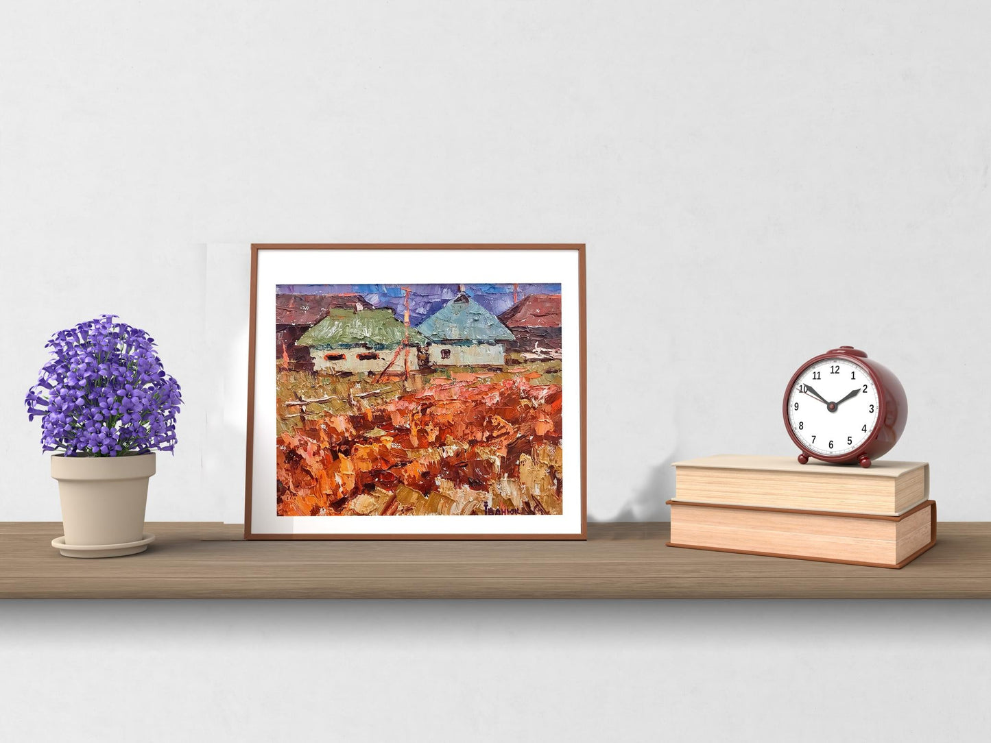 Village landscape Art 