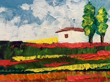 Oil painting Somewhere in the field Zadorozhnya V. V.