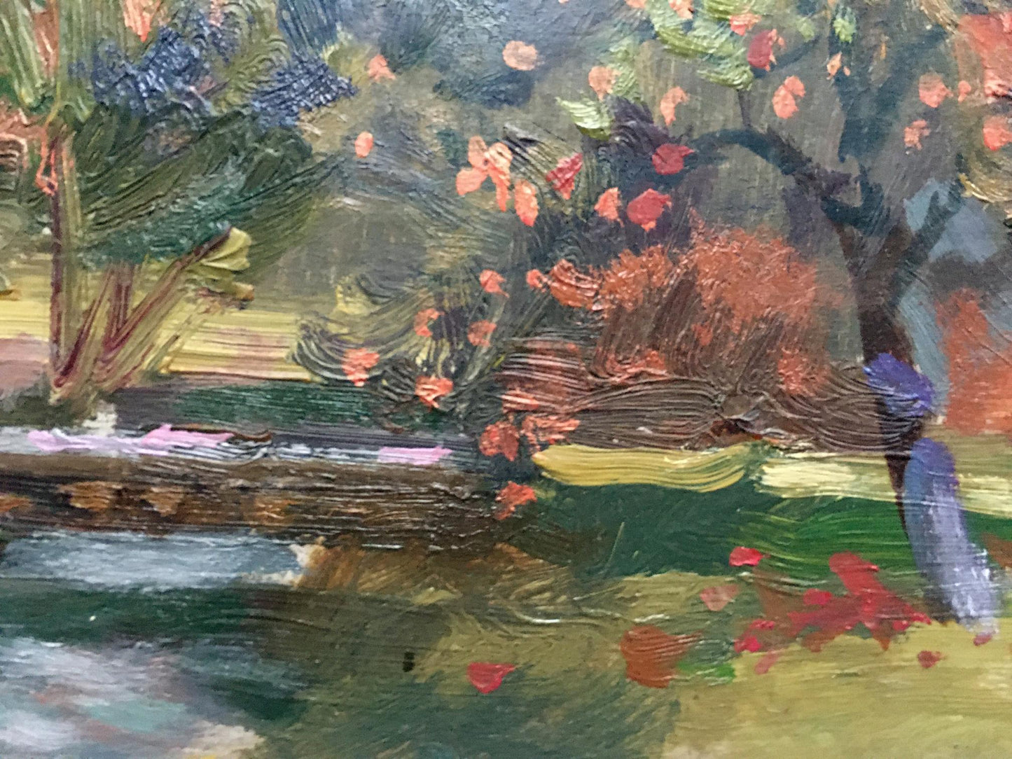 Oil painting Carpathian autumn Batrakov Vladimir Grigorievich