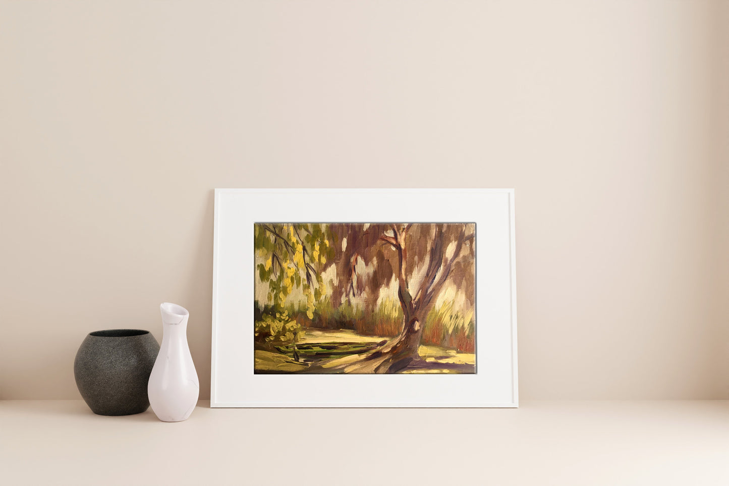 Oil painting Autumn forest Svetlana Gramm