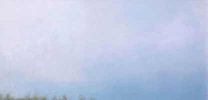 Oil painting The storks have arrived Korkishko Vasily