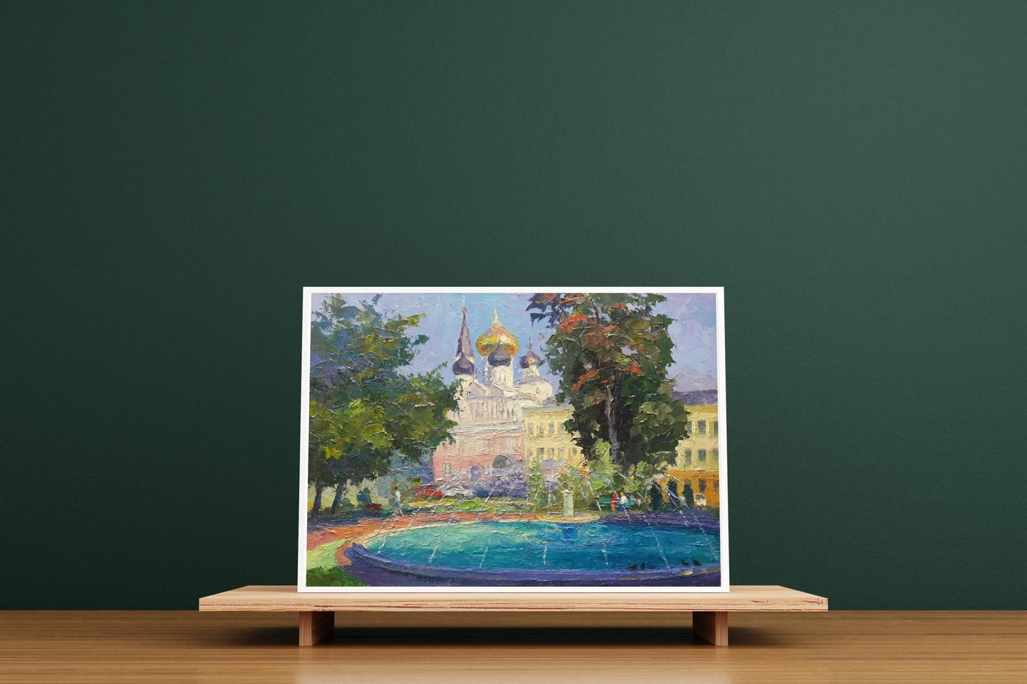 Oil painting Odessa. Fountain near the temple Serdyuk Boris Petrovich