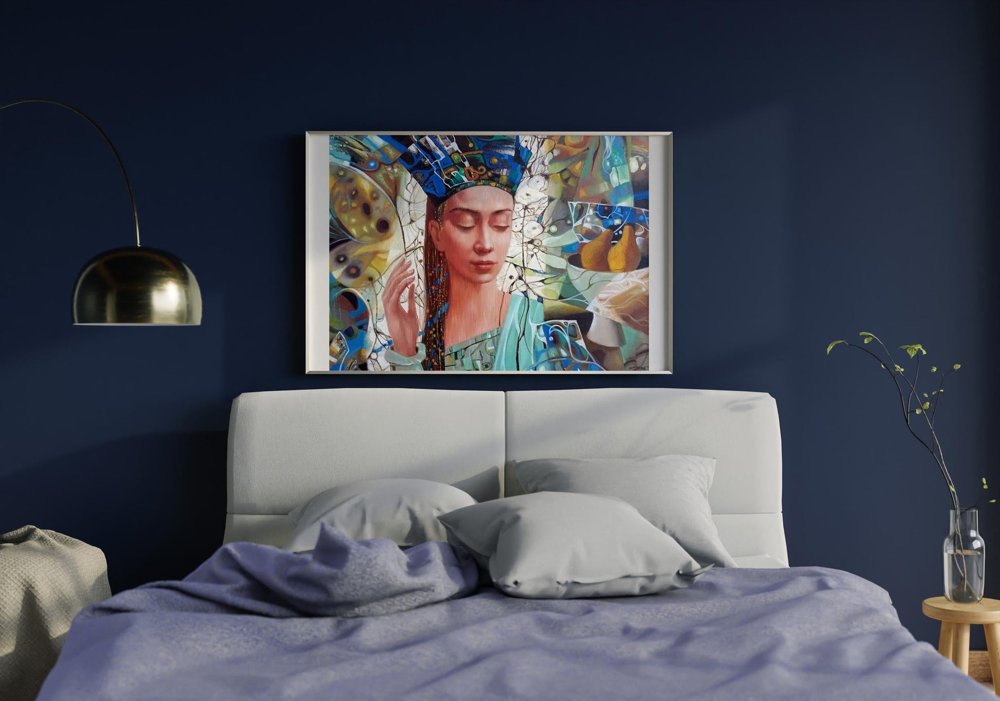 Abstract oil painting