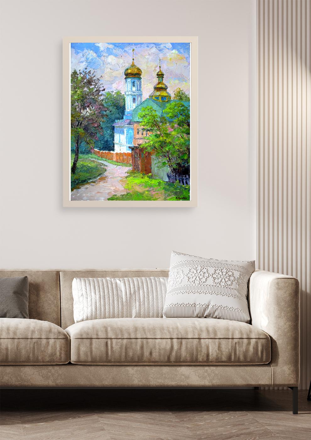 Serdyuk Boris Petrovich's oil painting, Monastery