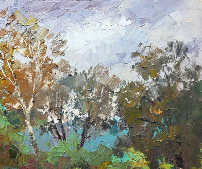 Oil painting The smell of rain Serdyuk Boris Petrovich