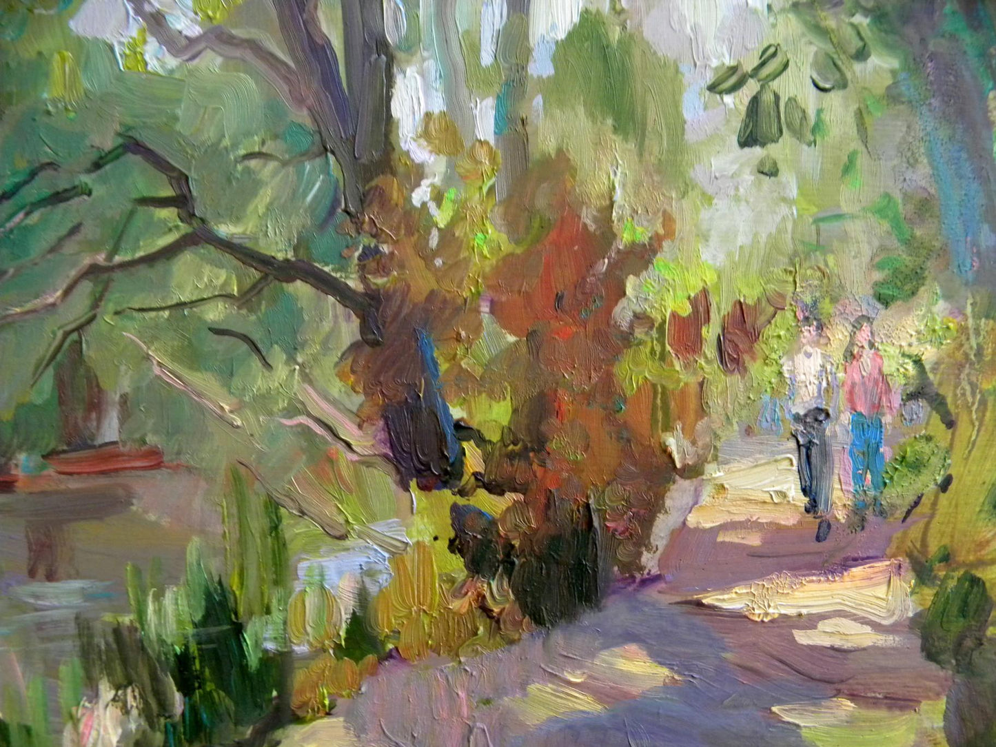 Oil painting Near the lake Anatoly Kymnatny