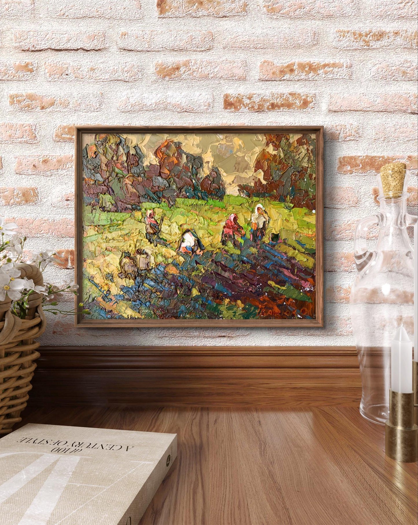 5 Oil painting Village days Oleksiy Ivanyuk