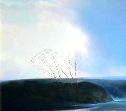 Oil painting freshet Korkishko Vasily