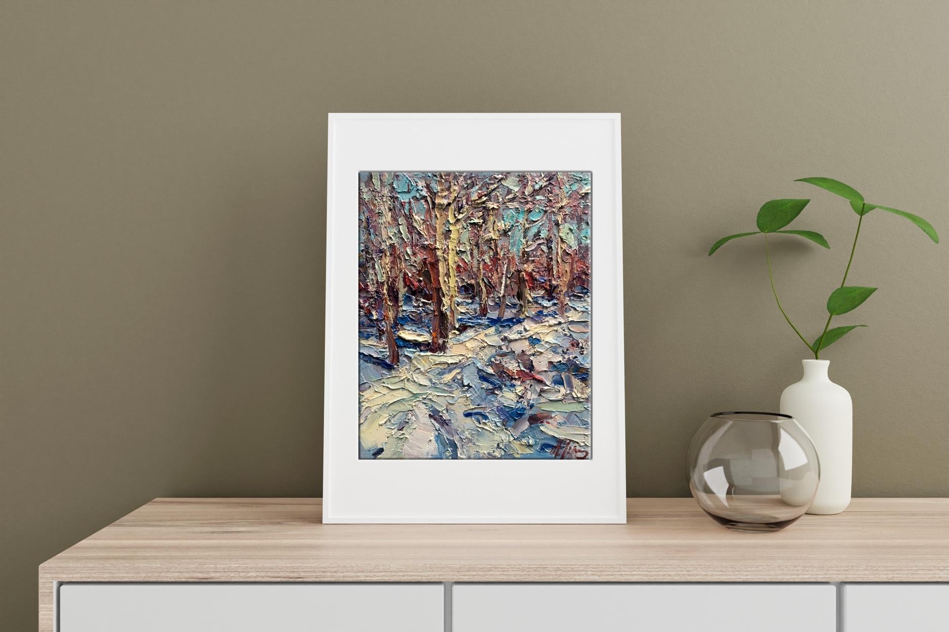 Oil painting Forest 