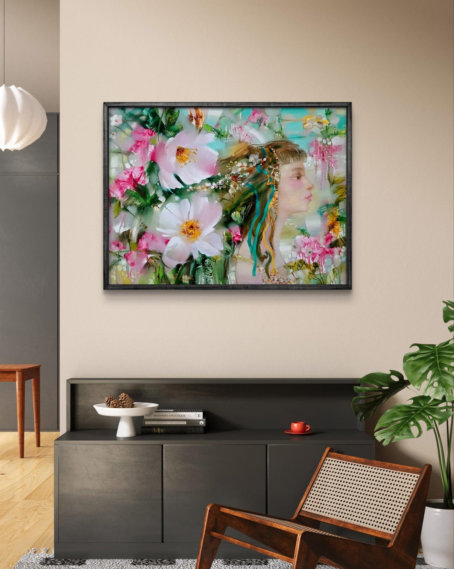 Abstract oil painting April Anatoly Tarabanov