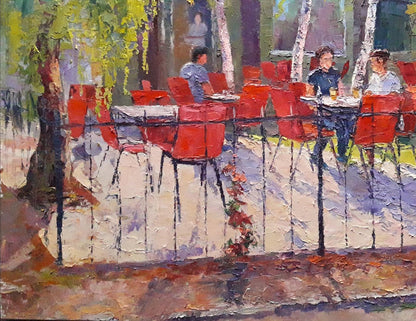 Oil painting Summer park Serdyuk Boris Petrovich