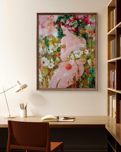 Abstract oil painting Eve Anatoly Tarabanov