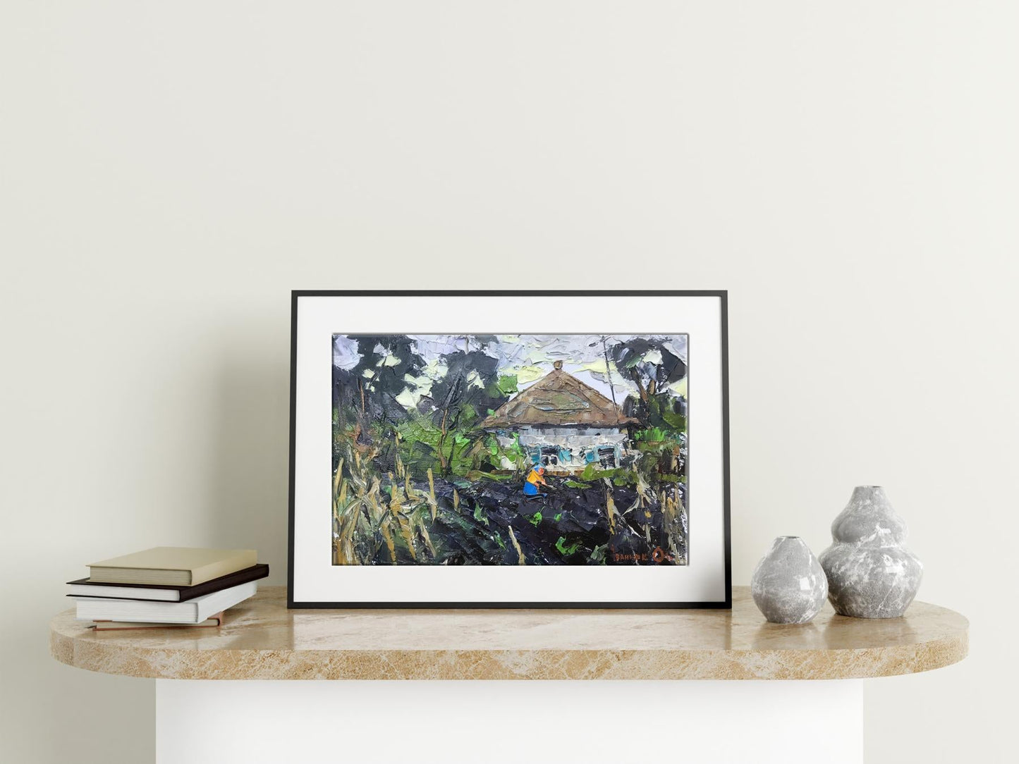 Village landscape Art 