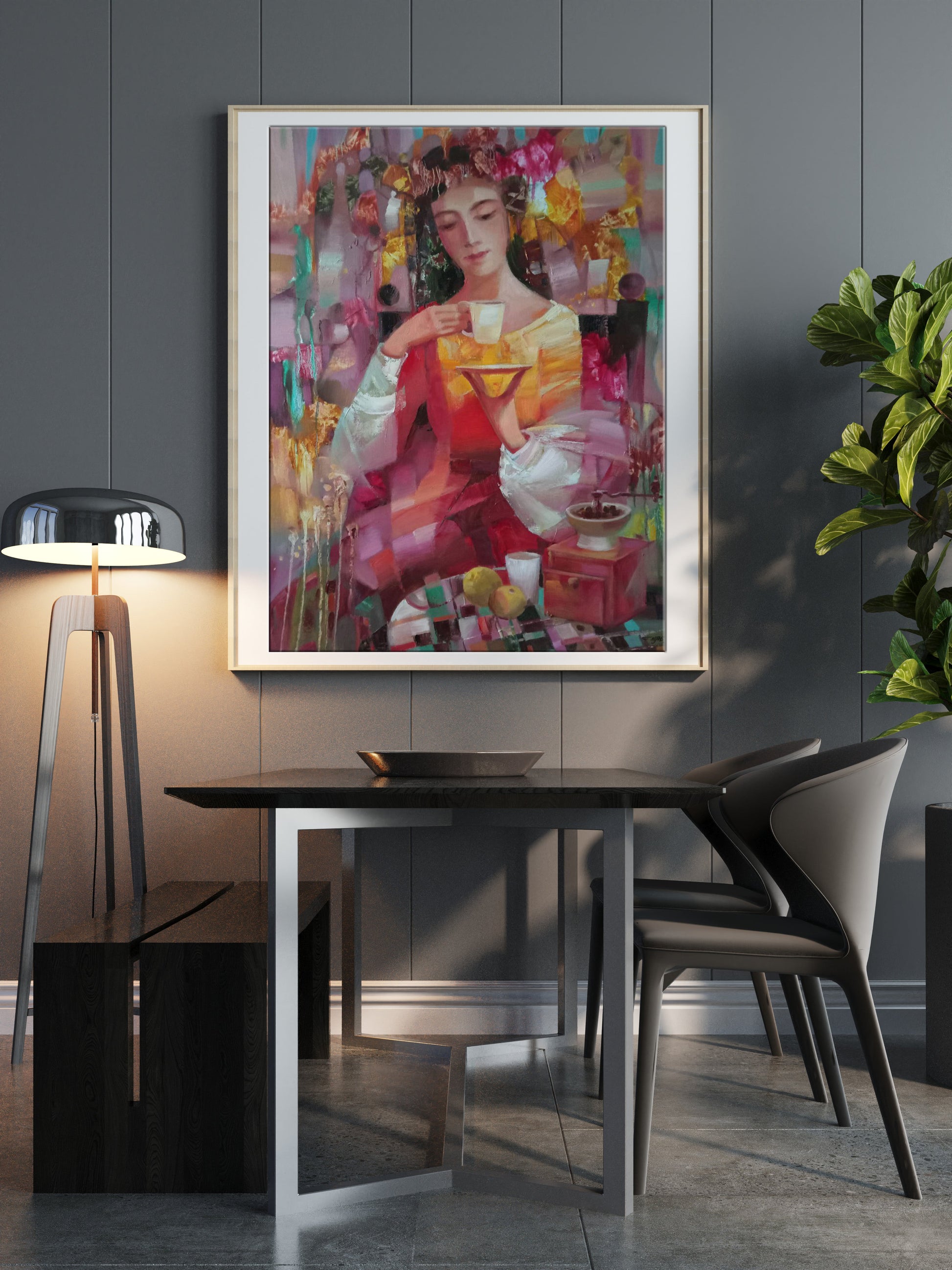 portrait painting room