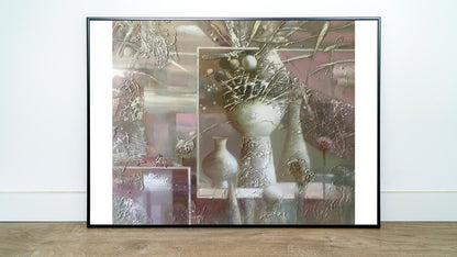 Abstract oil painting