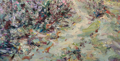 Oil Painting Village Landscape 