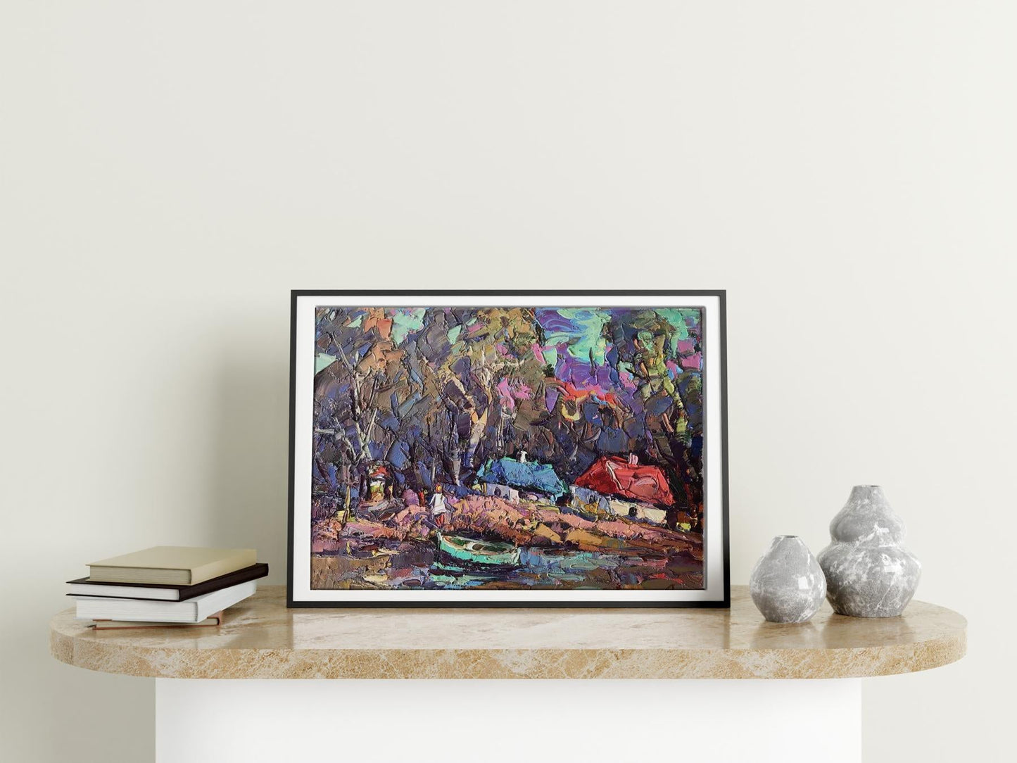 Village landscape Art 