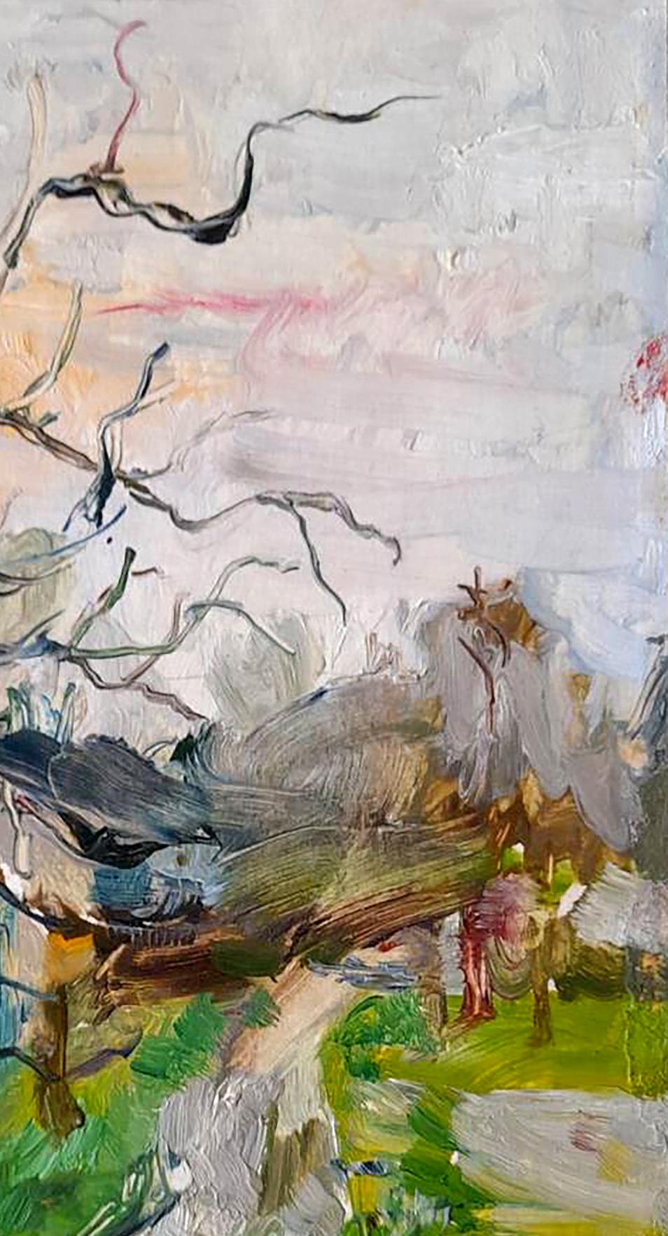 Oil Painting Rural landscape 