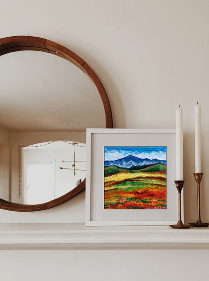 Oil painting Mountain view V. Zadorozhnya