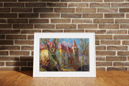 Oil painting Streets of Lviv Batrakov Vladimir Grigorievich