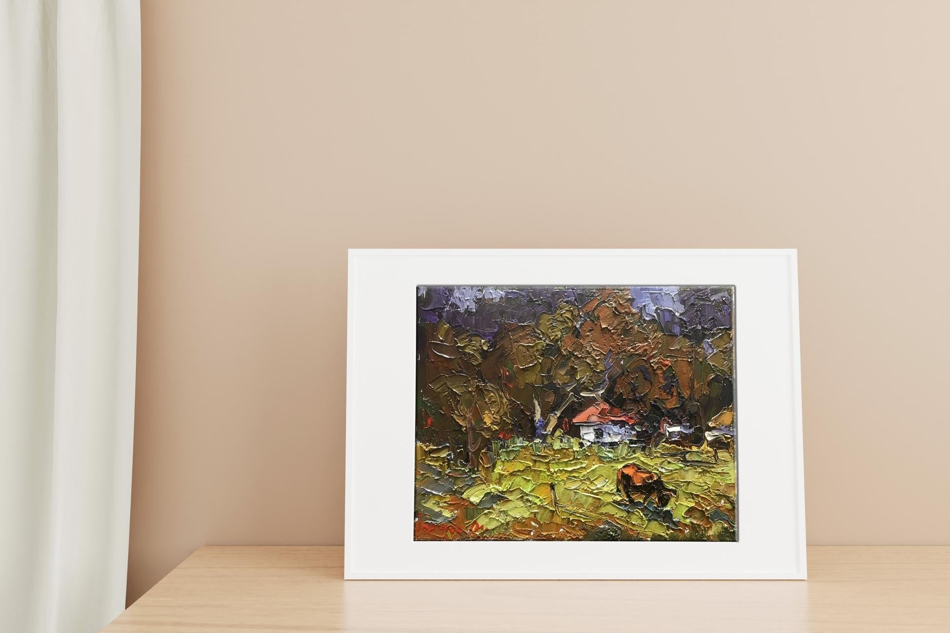 Village landscape Art 