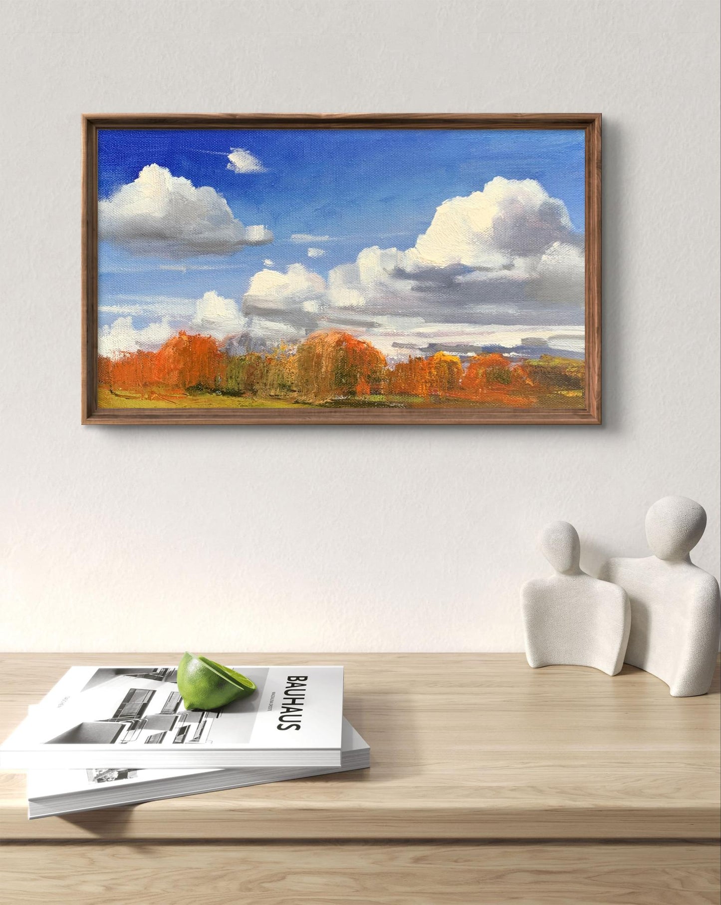 Oil painting Cloudy day Unknown artist
