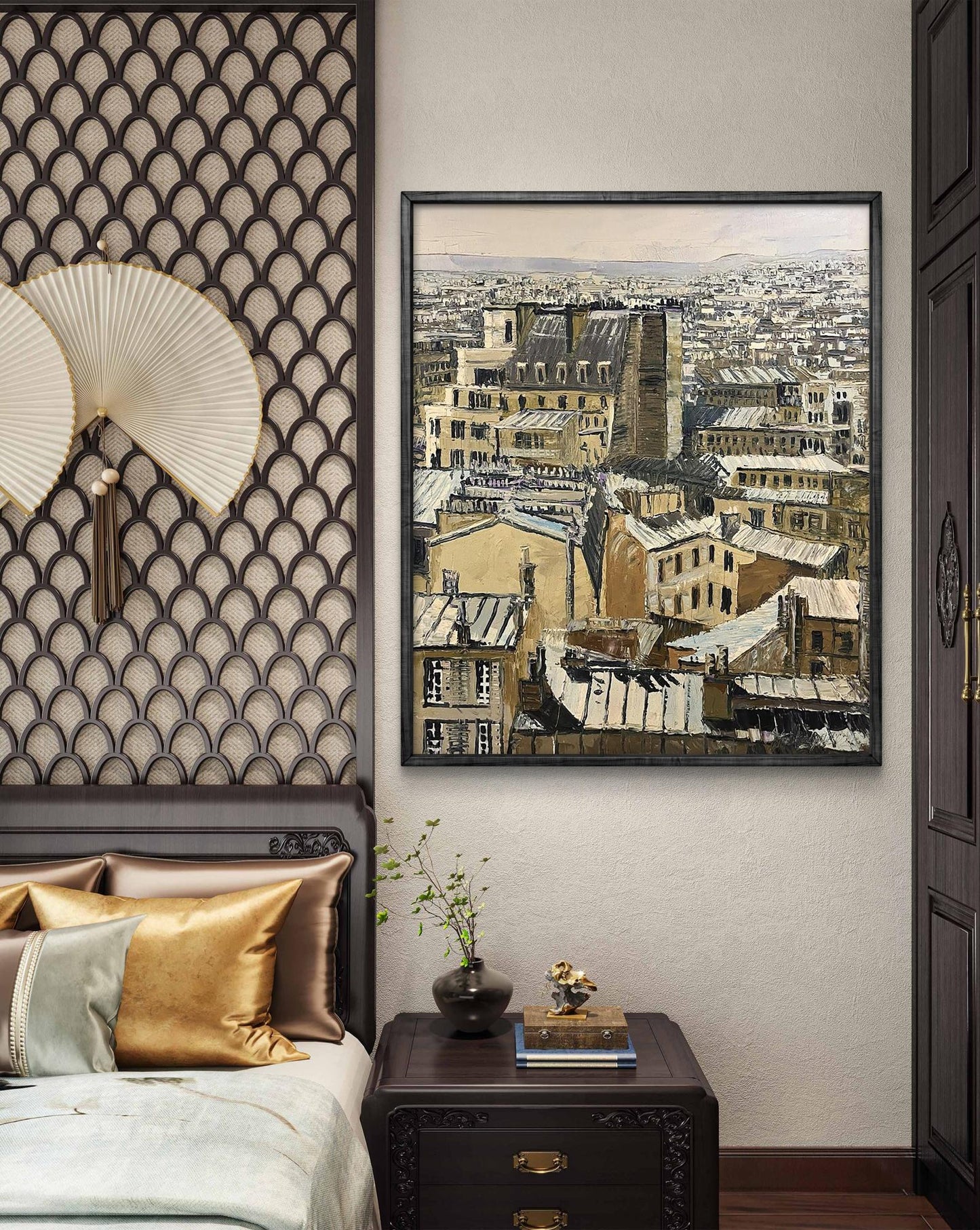 Oil painting Sonho City streets Serhiy Kovalev