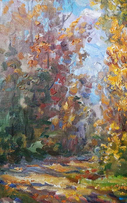 Oil Painting Forest Nature Landscape 