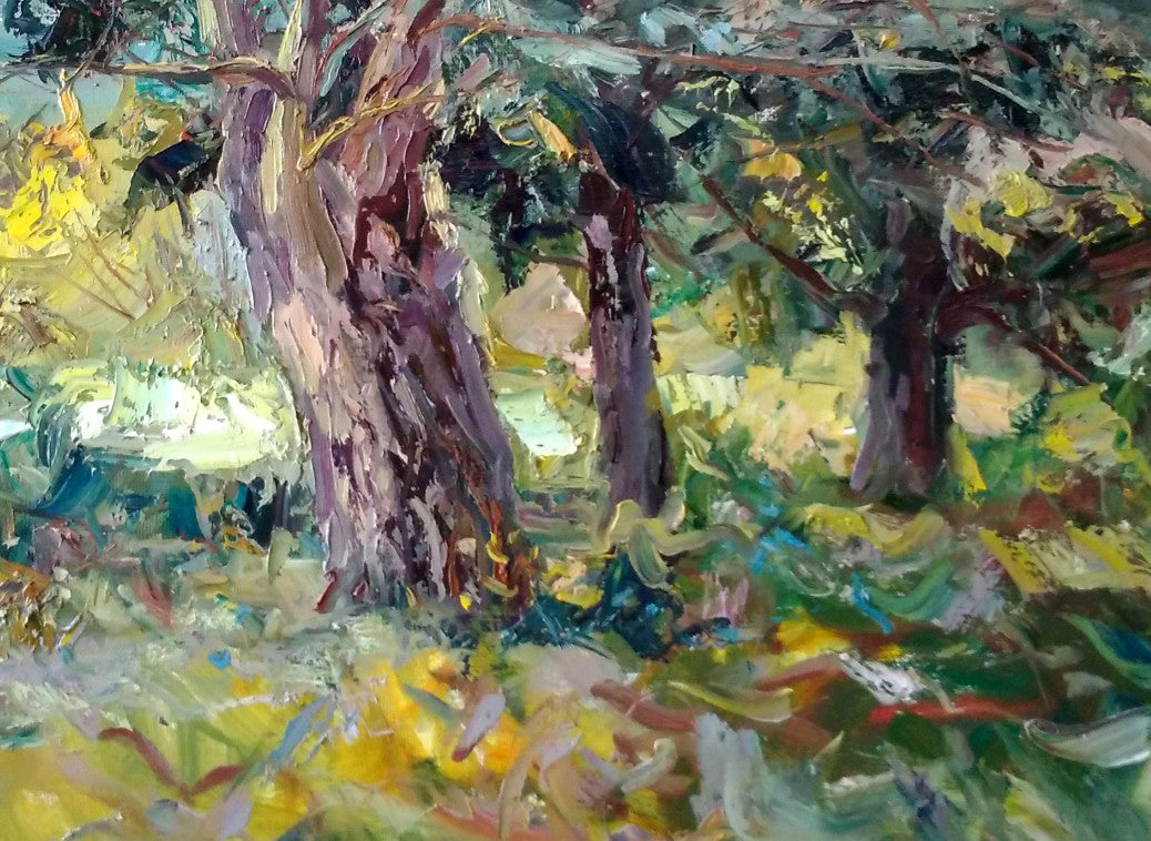Oil painting Forest Nature Landscape 