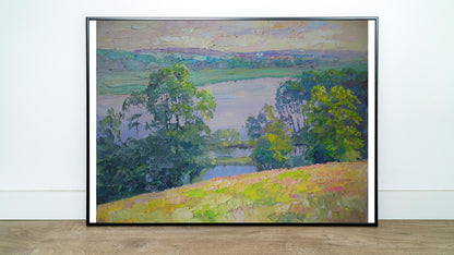 Oil painting Motherland Serdyuk Boris Petrovich