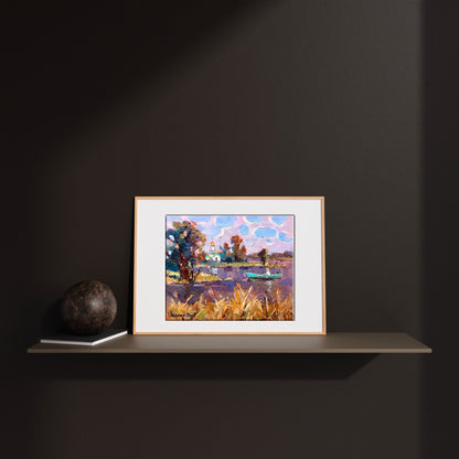 Village landscape Art 