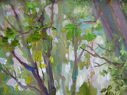 Oil painting Near the lake Anatoly Kymnatny