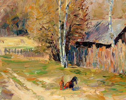 Oil painting Spring motif Serdyuk Boris Petrovich