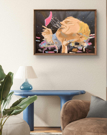 Oil painting Karaoke Oleksandr Gukalov