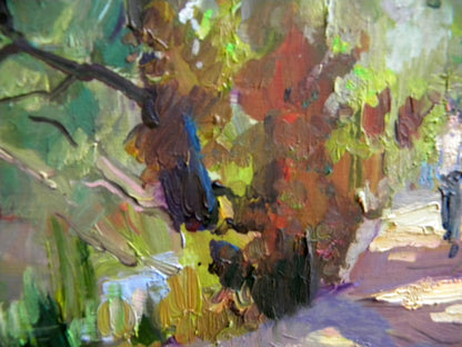 Oil painting Near the lake Anatoly Kymnatny