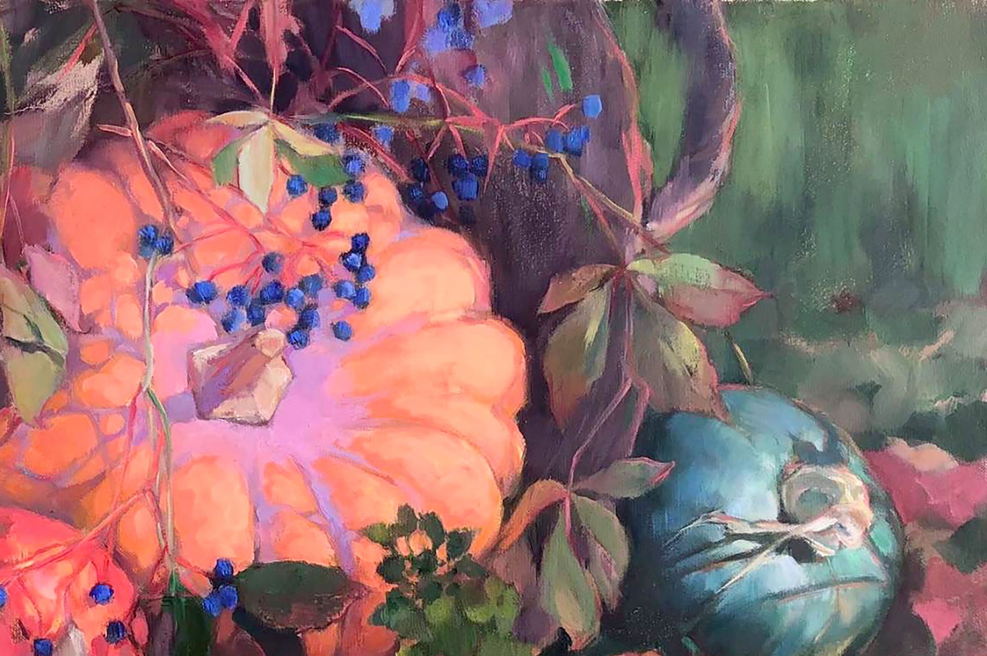 Oil painting Floral still life  Olesia Osnach