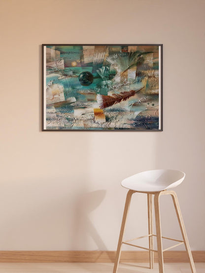 Abstract oil painting Pen 