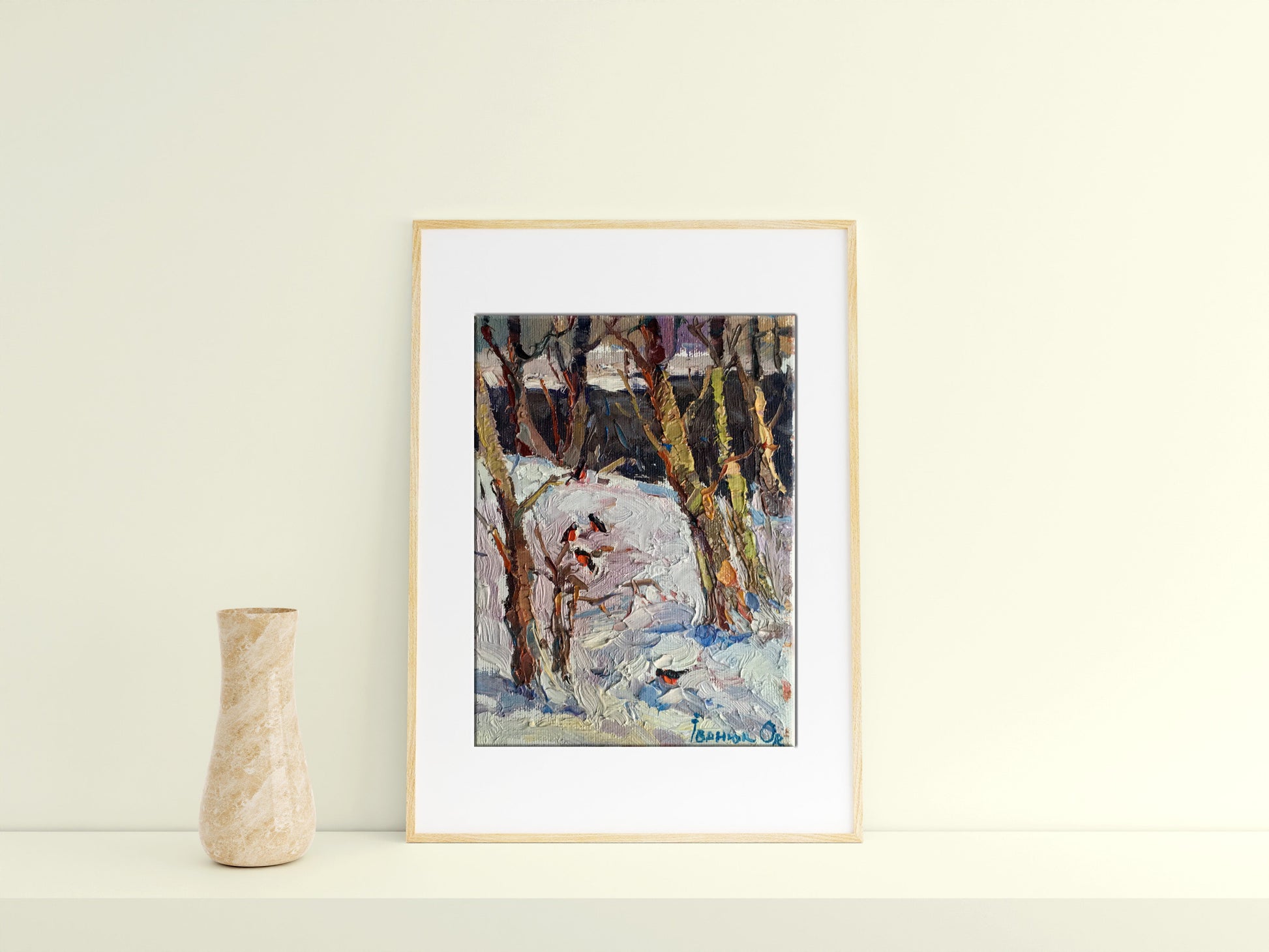 Oil painting Winter 