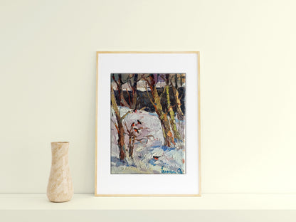 Oil painting Winter 