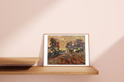 Village landscape Art 