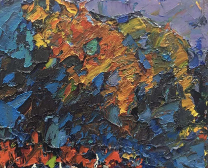 Oil painting Autumn 