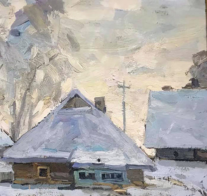 Village landscape Art 