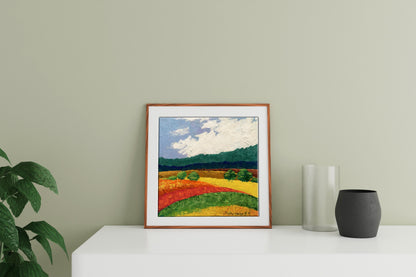 Oil painting Golden field Zadorozhnya V. V.